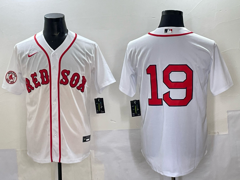 Men 2025 Boston Red Sox #19 Anthony white Nike MLB Jersey style 02->boston red sox->MLB Jersey